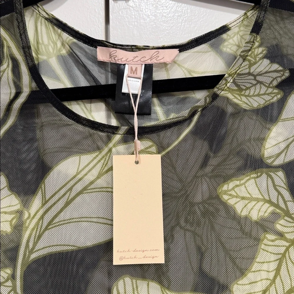 Hutch Boden Floral Mesh Cover Up Size Medium NEW